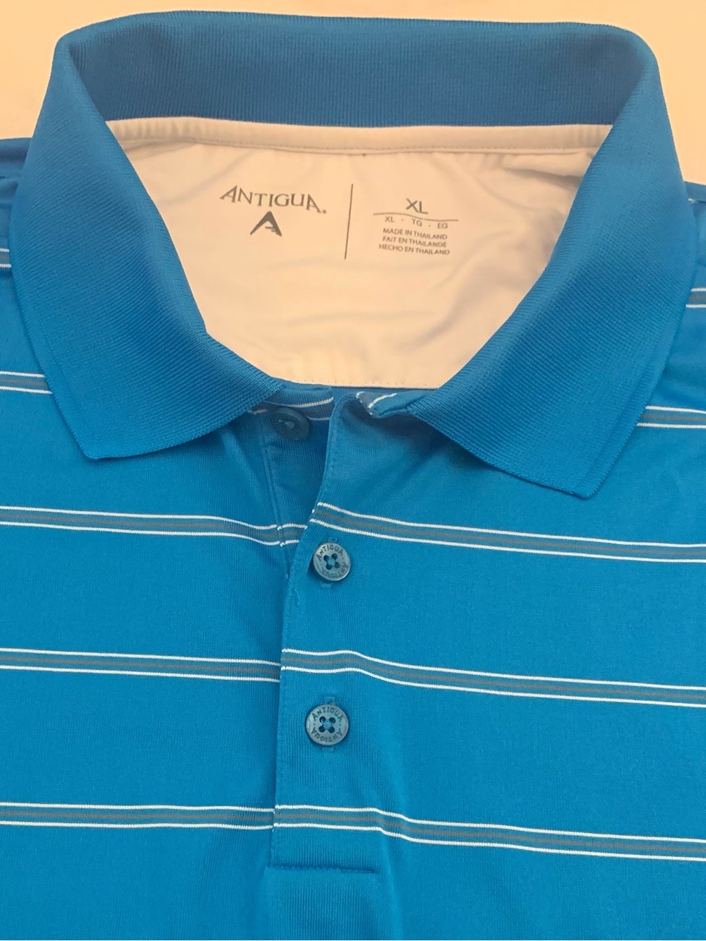 ANTIGUA SS 100% Polyester Golf Polo
